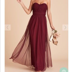Bridesmaid dress Cabernet